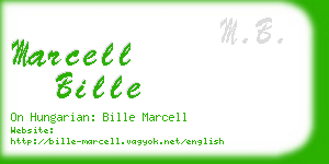 marcell bille business card